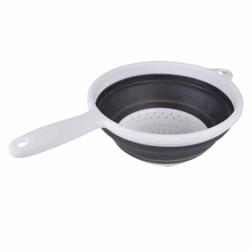Non Communiqué Gris Passoire Avec Manche "Rétractable" 36Cm Anthracite