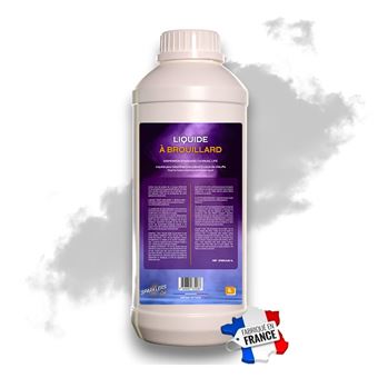 SPARKLERS CLUB Liquide à Fumée Effet Brouillard 1 Litre pour Machine à Brouillard qualité MADE IN FRANCE - Simple d'utilisation, idéal pour soirées DJ, Dispersion efficace recyclable - 1