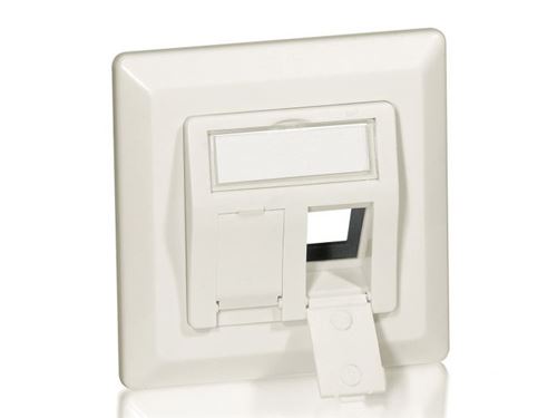 equip - Plaque murale encastrable - blanc nacré