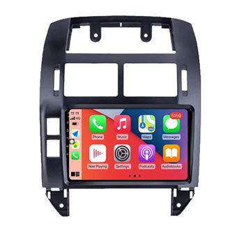 Autoradio RoverOne GPS Bluetooth CarPlay Android Auto 2Go RAM 32Go ROM pour Volkswagen Polo Mk4 4 2001 - 2009 - 1