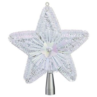 Fééric Lights and Christmas - Cimier pour Sapin de Noël "Colorama" 23cm Blanc - 1