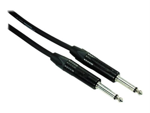 Contrik X-Series - Câble audio - jack mono mâle pour jack mono mâle - 6 m - noir