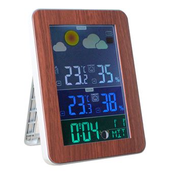 Station Météo La Crosse Technology WS6820 - Radio-Pilotée - écran LCD Coloré - Température Intérieure/Extérieure