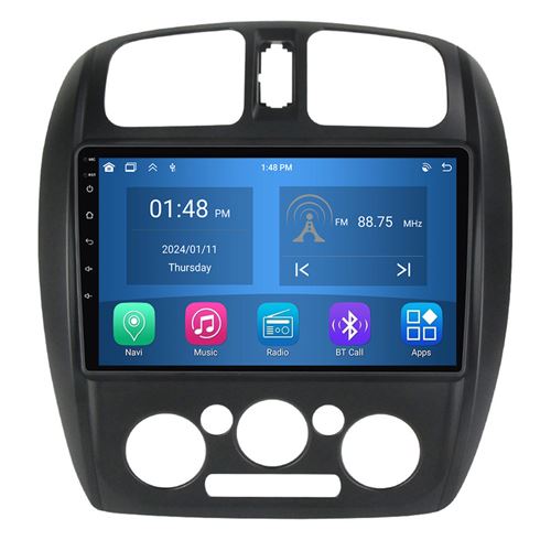 Autoradio RoverOne® Bluetooth CarPlay Android Auto Navigation 4Go RAM 64Go ROM pour Mazda 323 Ford laser 2002-2008