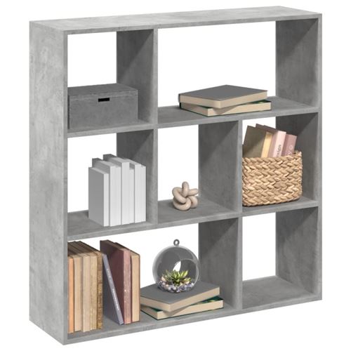 VIDAXL - Étagère séparatrice de pièce - Gris béton - 102x29x103,5 cm - Image 3