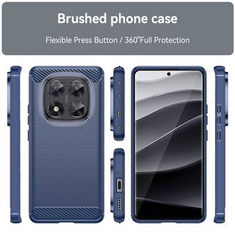 Coque 360° Gel Silicone Pour Realme 14 Pro+ 5G - Housse Complète Avec Film De Protection Inclus