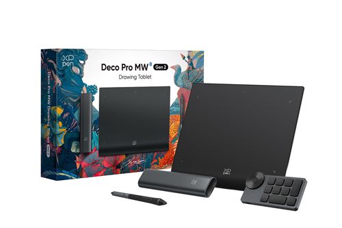 Xp Pen - Deco Pro MW Gen 2 - Tablette Graphique - 9x6 Pouces - 16384 Niveaux de Pression - Image 2