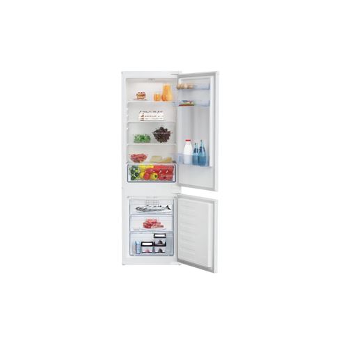 Beko Réfrigérateur Congélateur Encastrable Bcha275K41Sn, 262 L, Semi No Frost, Glissières