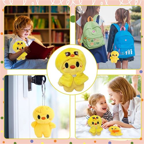 8Pcs Stray Kids Peluche,10CM Stray Kids Porteclés en Peluche,SKZ Plushdoll Porte Clés,SK-Zoo Poupée Peluche, pour Les Fans - Jeux - Jouets
