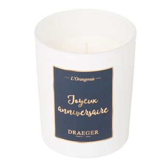 Bougie Cadeau - Joyeux Anniversaire - Draeger Paris