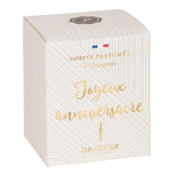 Bougie Cadeau - Joyeux Anniversaire - Draeger Paris