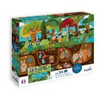 Puzzle 24 pièces x 2 vie dessus / vie dessous