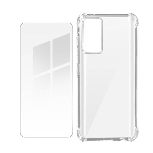 Pack Protection pour Xiaomi 12 Lite Coque Renforcée + Verre Trempé Avizar Transparent