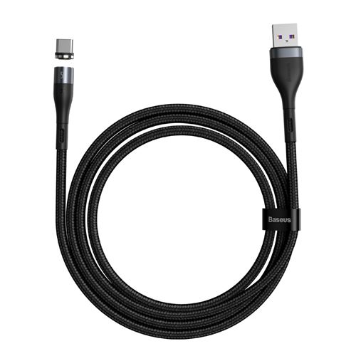 Câble de charge magnétique BASEUS CATXC-NG1 USB vers Type C 5A 1m noir