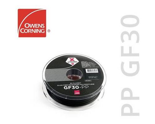 Owens Corning FIXD-PP17-BK0 Xstrand GF30 Filament PP (polypropylène) 1.75 mm 500 g noir