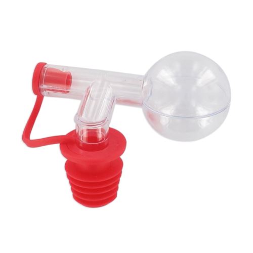 Non Communiqué Transparent,Rouge Bouchon Doseur Boule 2,5 Cl Fackelmann