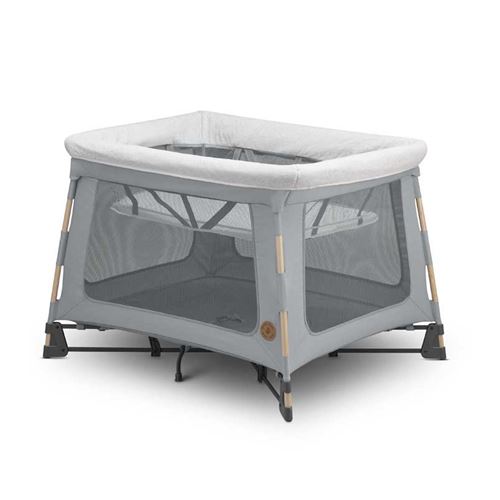 MAXI-COSI Swift Lit de voyage 3 en 1: Berceau, Lit et Parc, leger et pliable, De la naissance a 3.5 ans, Beyond Grey
