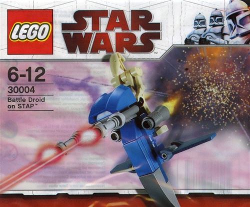 Acheter LEGO® Star Wars™ 30004 Battle Droid on STAP État correct - 123,00 € LEGO® Star Wars™ 30004 Battle Droid on STAP État correct - N/A reconditionné disponible sur Fnac