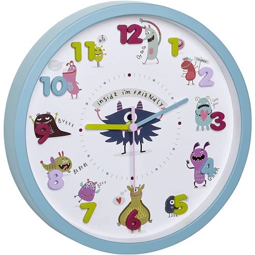 Horloge murale pour enfants TFA Little Monsters 60.3051.20
