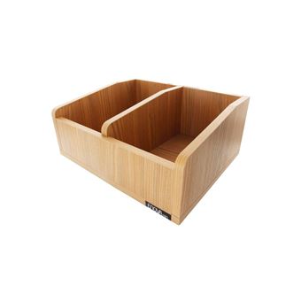 Enova hifi Vinyle Bac 45t Swe - Meuble bois pour vinyles 45 tours