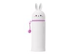 KAWAII 2 IN 1 SOFT SILICONE PENCIL CASE BUNNY