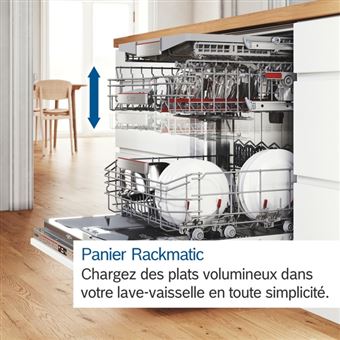 Bosch Serie 6 SilencePro SMS6ECI07E - Lave-vaisselle - pose libre - WiFi - largeur : 60 cm - profondeur : 60 cm - hauteur : 84.5 cm - acier inoxydable