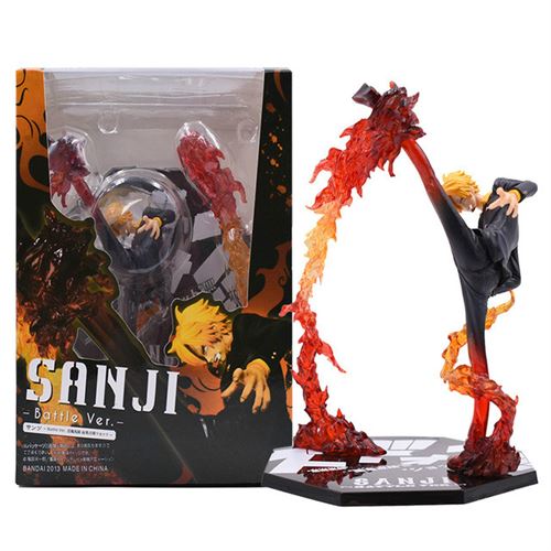 Figurine Animation One Piece Version de combat Vinsmoke Sanji Collection Modèle Jouet 16.5 cm