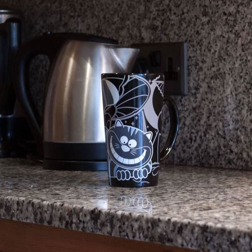 Tasse de changement de chaleur pour chat Cheshire