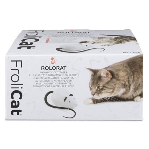 PETSAFE Jouet Frolicat Rolorat PTY19-16224 - Blanc - Pour chat