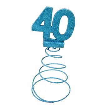 Party Decorations X 11 5 Cm 1 Centre De Table Pour Anniversaire 80 Ans Argente Pailletee Home Garden