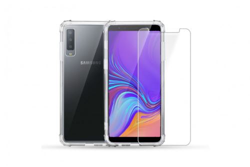 Ibroz Clear Case et Verre trempé pour Samsung Galaxy A7