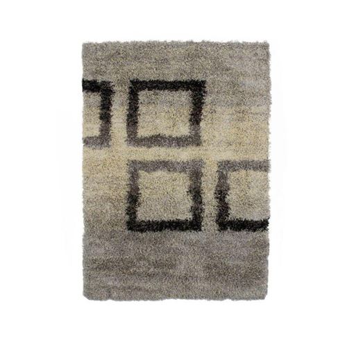 MAURANNE Tapis Carré 120x170 cm Silver