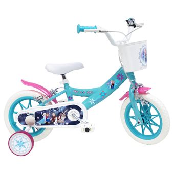 Velo Enfant Fille Disney Frozen La Reine Des Neiges 12 Pouces Avec Stabilisateurs Velos Achat Prix Fnac