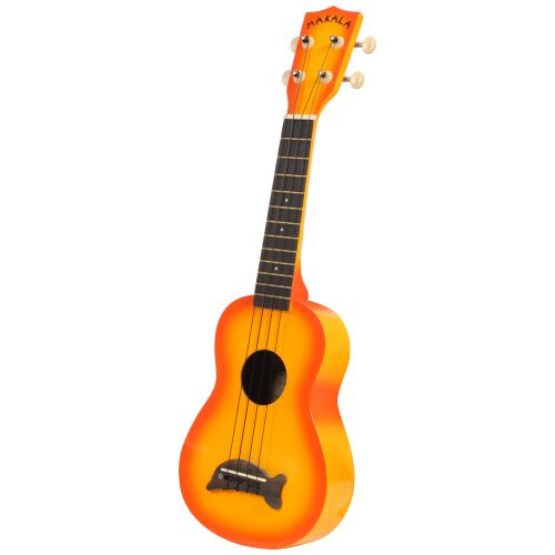 Kala MK-SD-ORBURST Makala Dolphin Orange Burst ukulele soprano