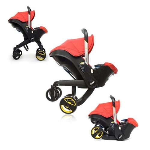 Doona Siege Auto Poussette 2 En 1 Groupe 0+ Doona Love - Rouge