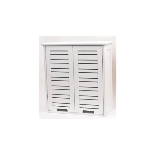 Meuble haut 2 portes blanc