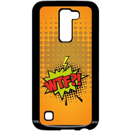 Coque Lg K10 Modele K420n Wtf Fond Orange