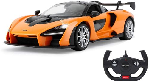Jamara Voiture RC McLaren Senna 34 cm 1 14 orange noir 2 parties Voiture Achat prix fnac