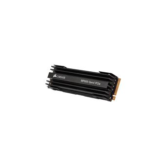 CORSAIR Force Series MP600 - SSD - 500 Go - interne - M.2 2280 - PCIe 4.0 x4 (NVMe) - AES 256 bits - dissipateur de chaleur intégré - 1