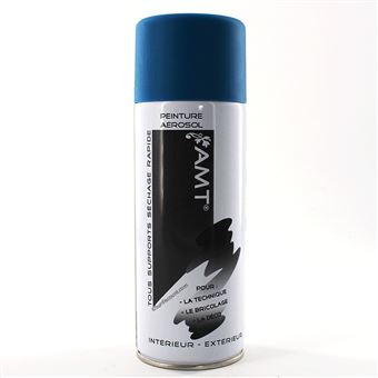 Bombe de peinture bleu canard mat 330ml - Amt - Acrylique - Achat