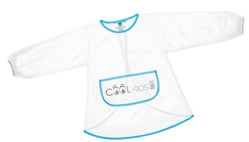 Perletti tablier de pluie junior taille 98-104 bleu transparent