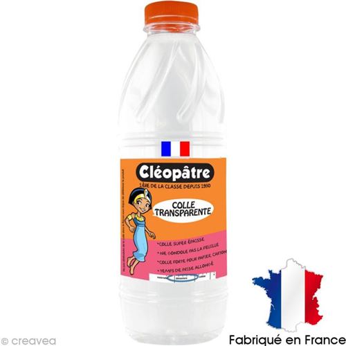 Colle forte Cléopatre transparente - Flacon de 1L