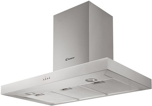 Hotte Décorative Murale 90Cm 65Db 571M3/H Inox Candy Cmb955X