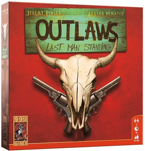 999 Games jeu de société Outlaws