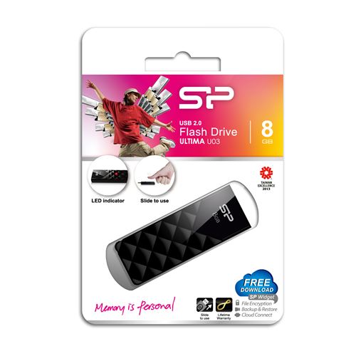 SILICON POWER Ultima U03 - clé USB - 8 Go
