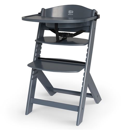 Kinderkraft Chaise haute enfant &eacute;volutive Enock bois grey