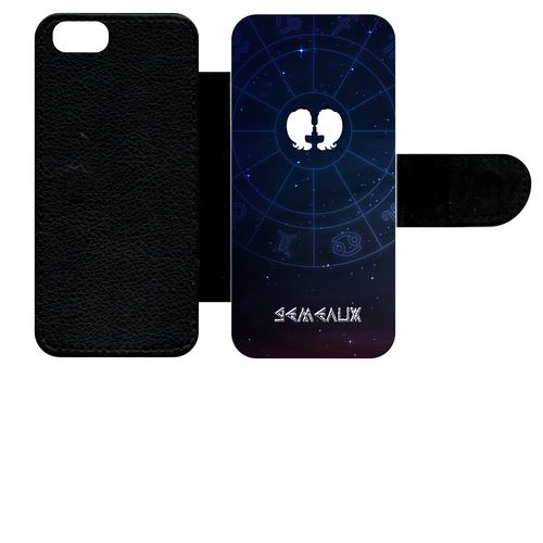 Etui À Rabat Apple Iphone 5s Signe Astrologique Gemeaux