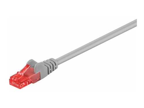 MicroConnect - Netwerkkabel - RJ-45 (M) naar RJ-45 (M) - 50 cm - UTP - CAT 6 - grijs