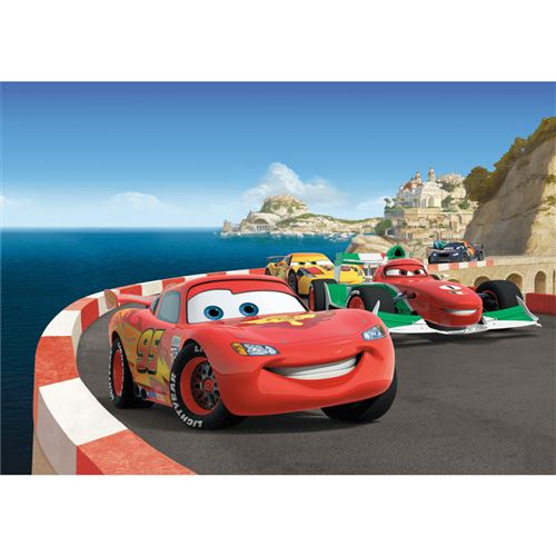 AG Design – Papiers peint photo – Cars Disney – Tapisserie photo – Poster photo géant – 255x180 cm – 2 lés – FTDs 1924