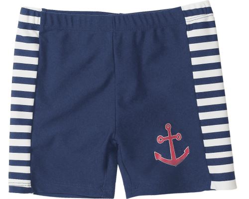 Playshoes maillot de bain avec tubes résistant aux UV bleu